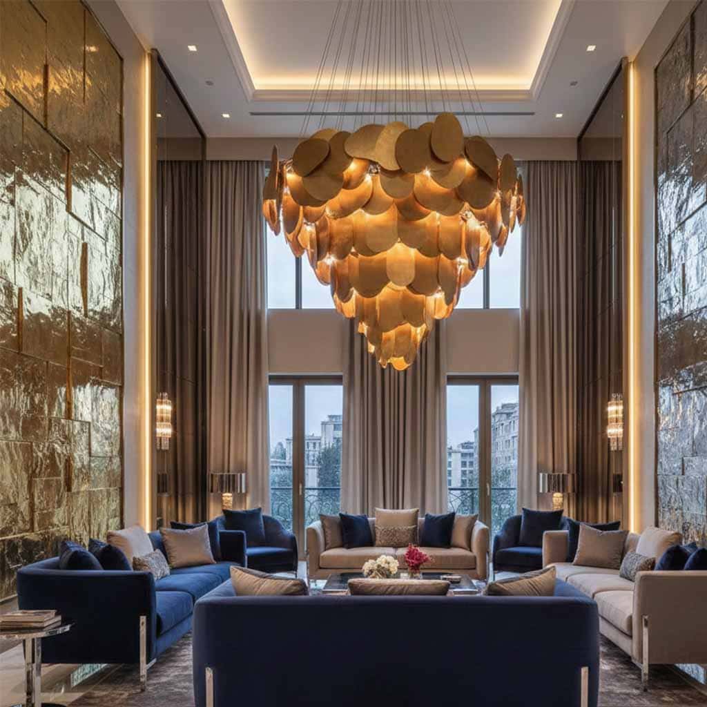 کاربرد آبکاری در صنایع دکوراتیو: آبکاری لوستر