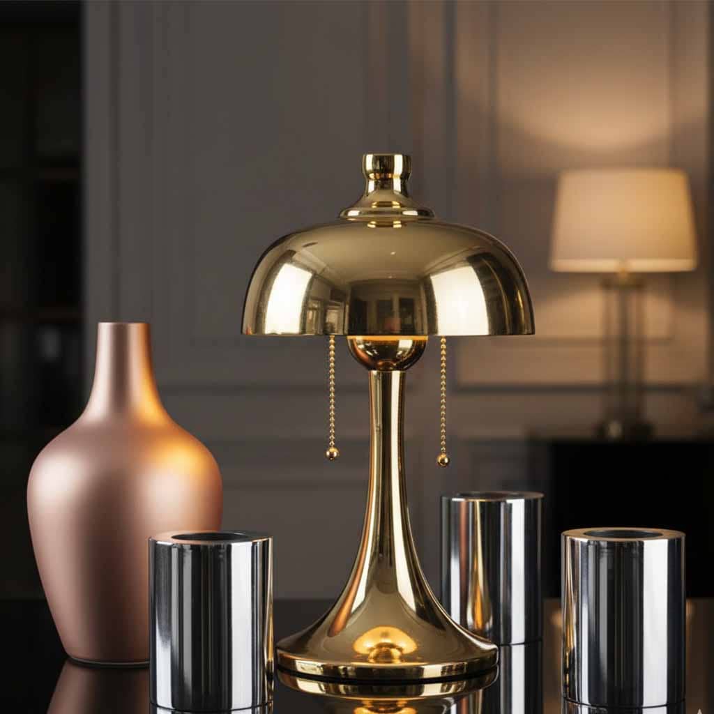 کاربرد آبکاری در صنایع دکوراتیو: آبکاری طلا روی لوازم دکوری