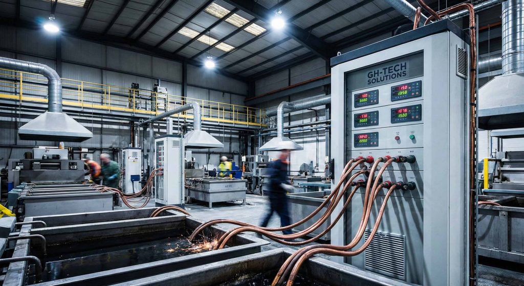 بررسی فنی و راهکارهای عملی برای مشکلات رکتیفایرها در آبکاری